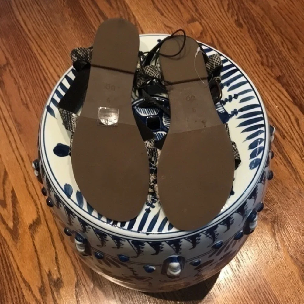 NWOT Urban Outfitters Snakeskin Sandals sz…